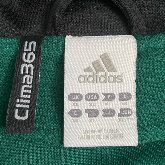 Adidas Vintage Y2K 2000s Green Soccer Volleyball Light Designer Track Jacket XL - Picture 6 of 16